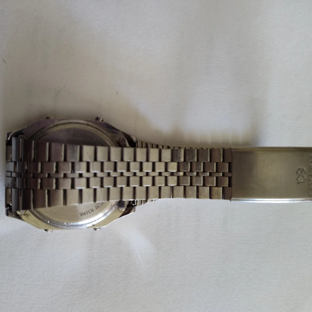 Seiko‎ Silver Digital Watch